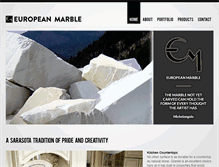 Tablet Screenshot of europeanmarble.com